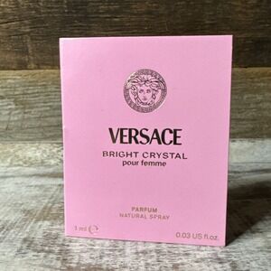 Versace Bright Crystal Parfum 1ml / 0.03oz Spray Sample for Women